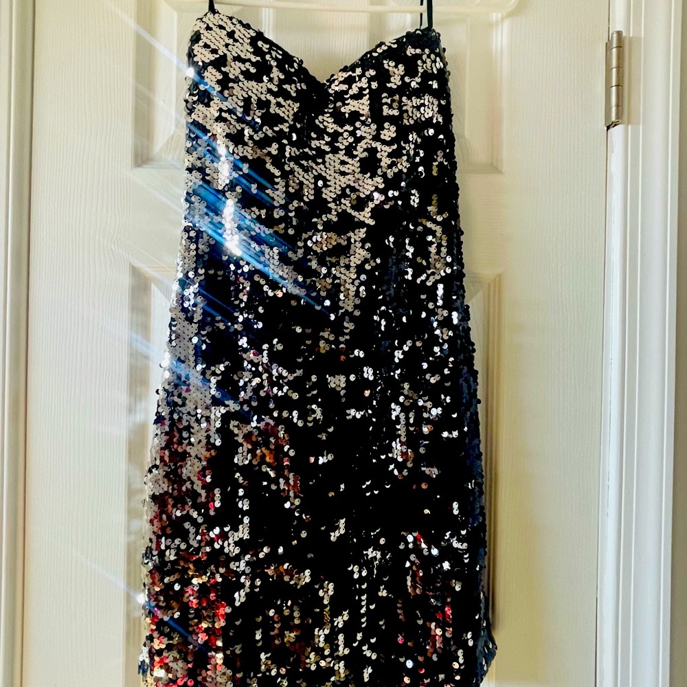 Frederick of Hollywood sequins , mini Dress